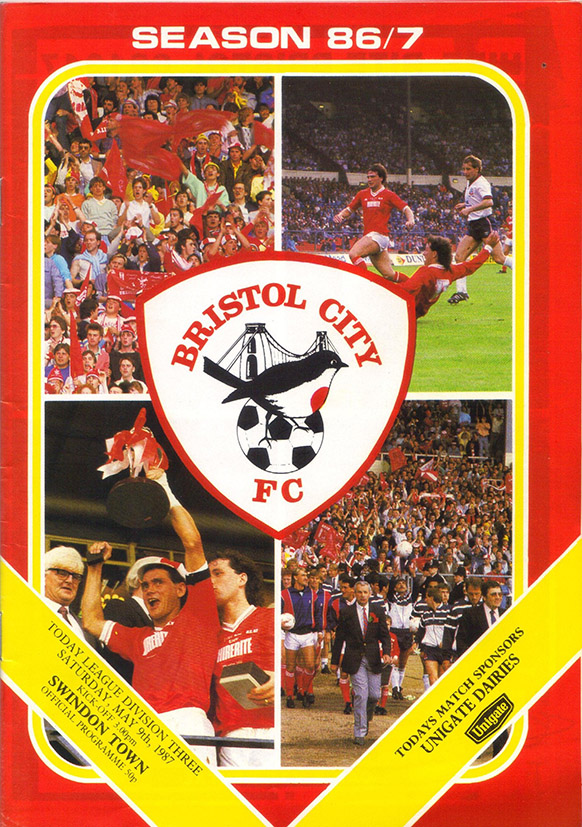 <b>Saturday, May 9, 1987</b><br />vs. Bristol City (Away)